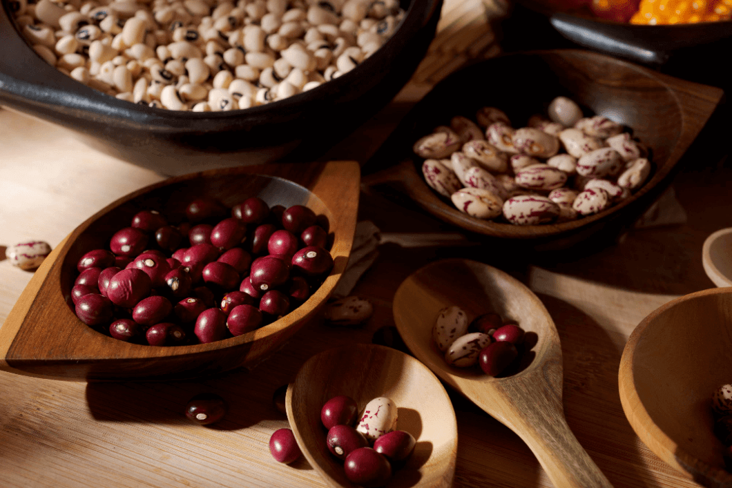 Nutrientes sabores de frijoles