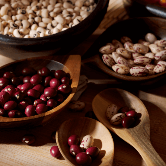 Nutrientes sabores de frijoles