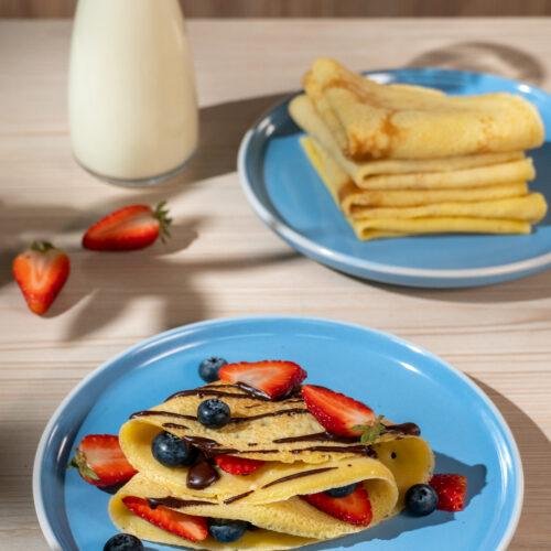 Crepes con fruta
